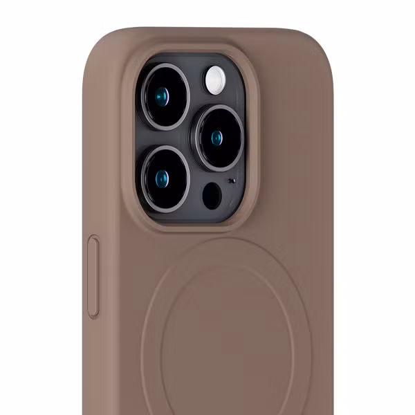 Holdit Soft MagSafe Case Apple iPhone 15 Pro - Mocha Brown