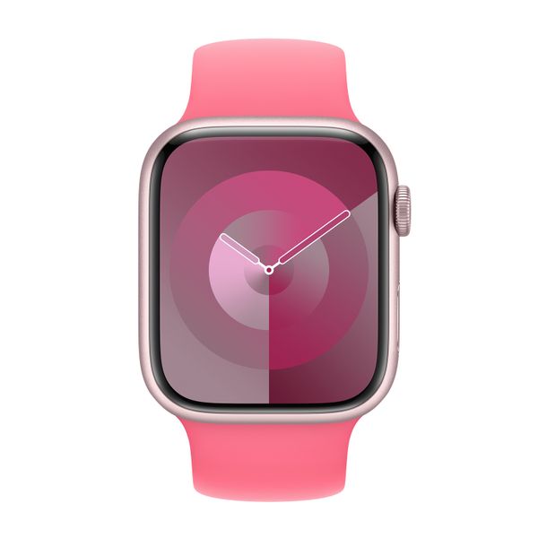 Apple Silikon Solo Loop für  Apple Watch | 38/40/41/42 mm - Größe 1 - Pink