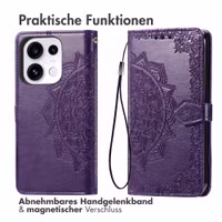 imoshion Mandala Klapphülle Oppo Reno 16 / 16 Pro - Violett