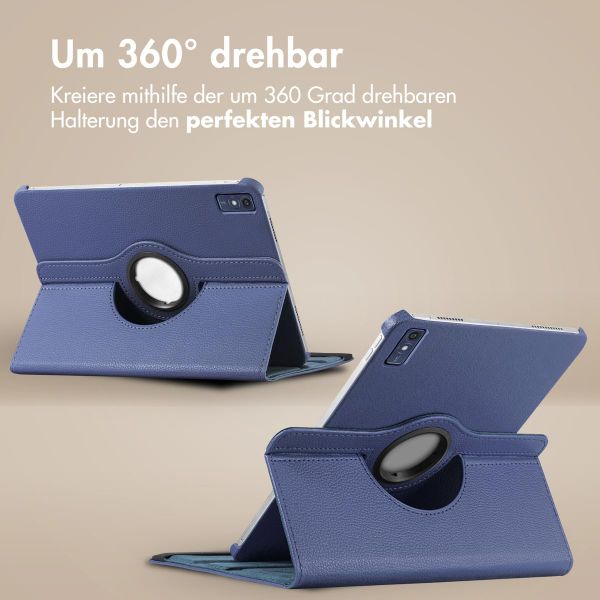 imoshion 360° drehbare Klapphülle Lenovo Tab M10 5G - Dunkelblau