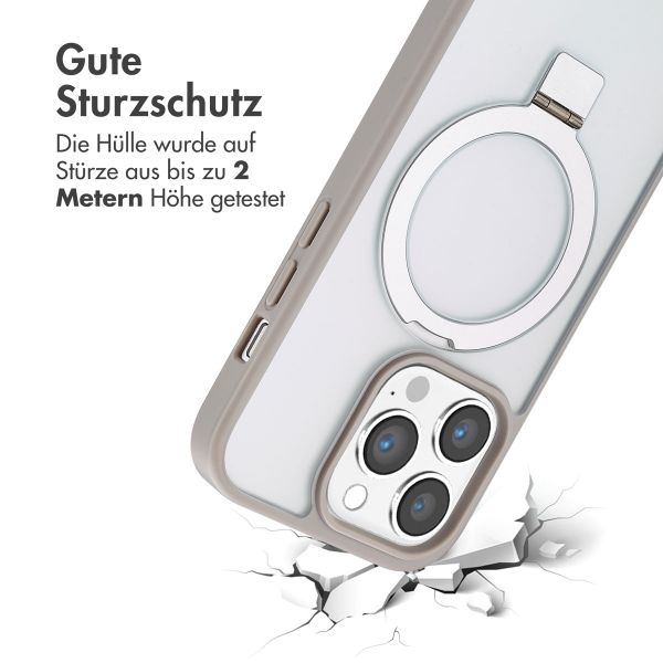 Accezz Ring Stand Backcover mit MagSafe iPhone 14 Pro - Grau