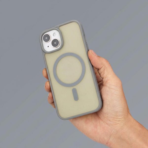 imoshion Color Guard Back Cover mit MagSafe Apple iPhone 15 - Grau