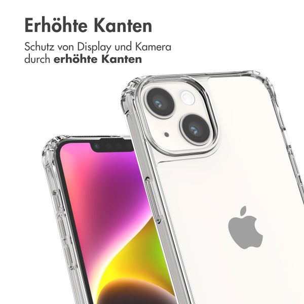 imoshion Back Cover mit Band + Armband für das iPhone 14 - Perlen Herzchen