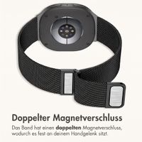 imoshion Mailändische Magnetarmband für Samsung Galaxy Watch Ultra 2 (2026) / Ultra (2024/2025) - Schwarz