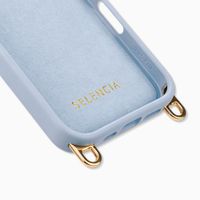 Selencia Rivièra Backcover mit MagSafe mit abnehmbaren Haken Apple iPhone 16 Pro Max - Powder Blue