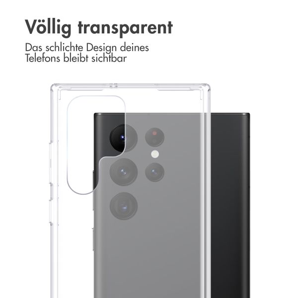 imoshion ﻿Back Cover mit Ständer für das Samsung Galaxy S22 Ultra - Transparent