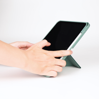 imoshion Origami Klapphülle Samsung Galaxy Tab A9 8.7 Zoll - Dunkelgrün