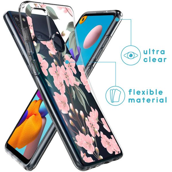 imoshion Design Hülle für das Samsung Galaxy A21s - Cherry Blossom