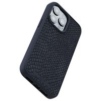 Njorð Collections Salmon Leather MagSafe Case für das iPhone 15 Pro Max - Black