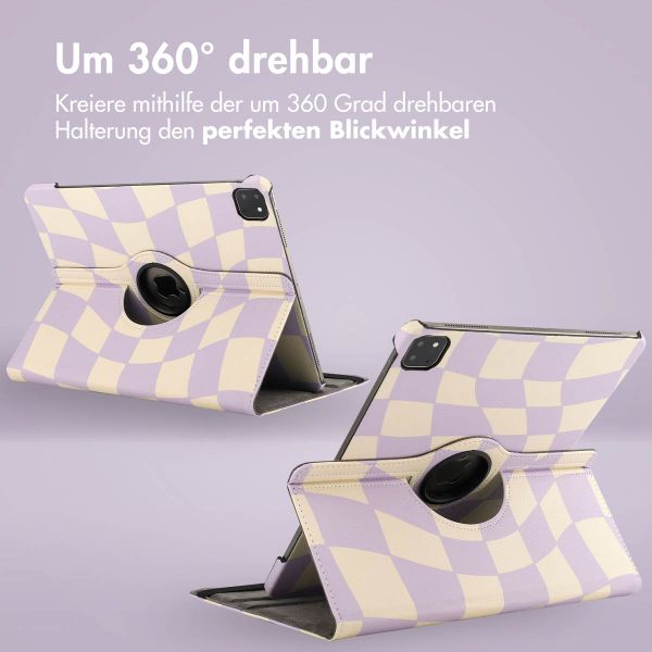 imoshion 360° drehbare Design Klapphülle Apple iPad Air 13 Zoll (2025) M3 / (2024) M2 - Dancing Cubes