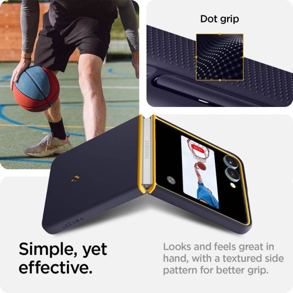 Spigen Nano Pop MagFit Backcover Samsung Galaxy Z Flip 7 - Blueberry Navy