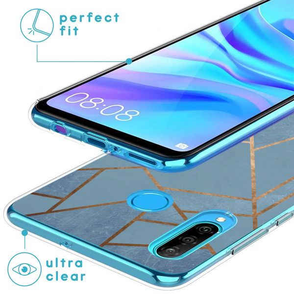 imoshion Design Hülle für das Huawei P30 Lite - Blue Graphic