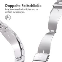 imoshion Edelstahlarmband für das Apple Watch Series 1 bis 10 / SE / Ultra (2) (44/45/46/49 mm) - Silber