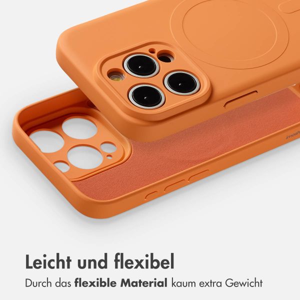 imoshion Color Back Cover mit MagSafe Apple iPhone 15 Pro - Neon Orange