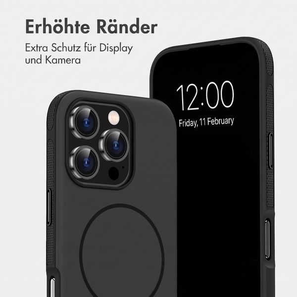 imoshion Color Backcover mit Thin MagSafe Ring Apple iPhone 16 Pro - Schwarz