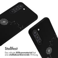 imoshion Silikonhülle design mit Band für das Samsung Galaxy S23 - Dandelion Black