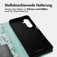 imoshion Design Klapphülle Samsung Galaxy A26 - Blue Flowers