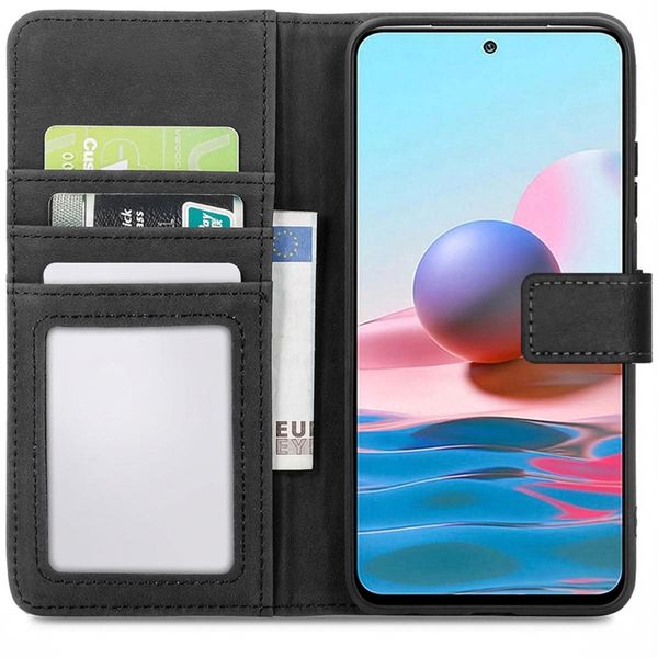 imoshion Luxuriöse Klapphülle Xiaomi Redmi Note 10 Pro - Schwarz