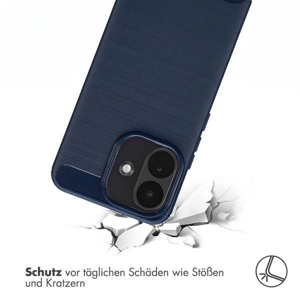 imoshion Brushed Back Cover Xiaomi Redmi Note 17 Pro - Dunkelblau