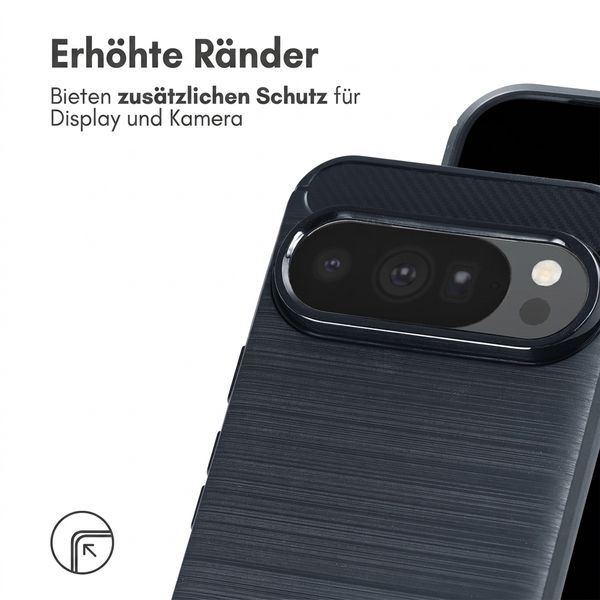 imoshion Brushed Back Cover Google Pixel 11 Pro - Dunkelblau