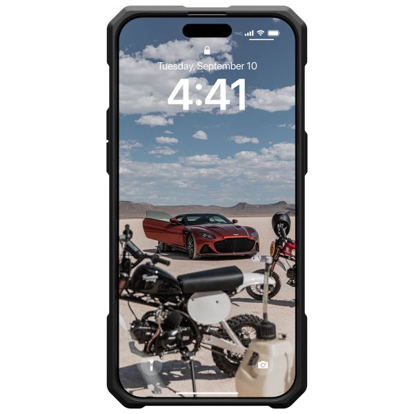 UAG Monarch Pro Backcover Apple iPhone 15 Pro Max - Kevlar Element Green