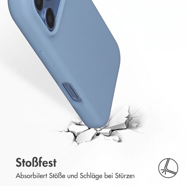 Accezz Liquid Silikoncase mit MagSafe Apple iPhone 18 Pro Max / 17 Pro Max - Hellblau