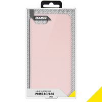 Accezz Liquid Silikoncase Rosa für das iPhone SE (2022 / 2020) / 8 / 7