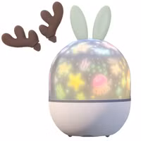 imoshion Dreamlight Nachtlicht-Projektor mit Lautsprecher - 10 Projektionsrollen - Weiß