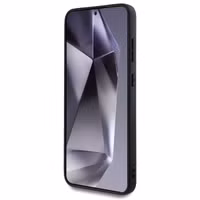 Guess 4G Metal Logo Back Cover mit Glitter Samsung Galaxy S25 - Gold