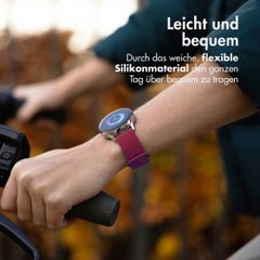 imoshion Sport-Silikonarmband mit Schnalle für das Samsung Galaxy Watch 7 40/44 mm - Magenta