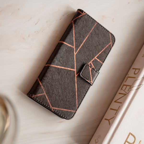 imoshion Design TPU Klapphülle Motorola Moto G9 Power - Black Graphic