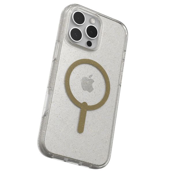 ZAGG Milan Snap Case mit MagSafe für das iPhone 16 Pro Max - Gold Glitter