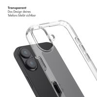 Selencia Backcover mit abnehmbaren Haken Apple iPhone 16 - Transparent
