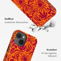 Selencia Vivid Tough Back Cover mit MagSafe für das iPhone 14 - Tropical Vibes Apricot