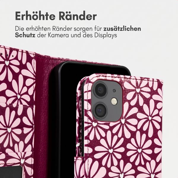 imoshion Design Klapphülle Apple iPhone 12 (Pro) - Bloom Love Blush