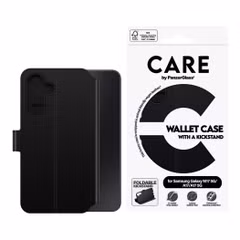 CARE by PanzerGlass Feature Wallet Case w. Kickstand Samsung Galaxy A18 (4G) - Black