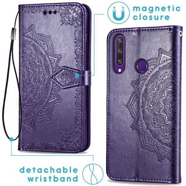 imoshion Mandala Klapphülle Huawei Y6p - Violett