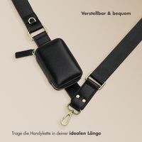 Selencia Handykette mit kleiner Tasche - Midnight Black