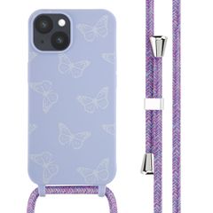 imoshion SilikonHülle design mit Band Apple iPhone 14 - Butterfly