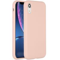 Accezz Liquid Silikoncase Apple iPhone Xr - Rosa