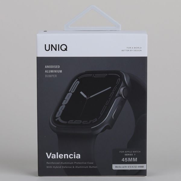 Uniq Valencia Watch Hülle für die Apple Watch 4-9 / SE - 44/45 mm - Graphite