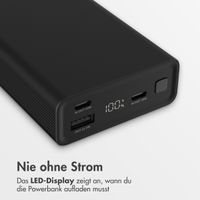 imoshion Ultra Series Aluminium | Powerbank 20.000 mAh - Schnellladen bis 33W - Black