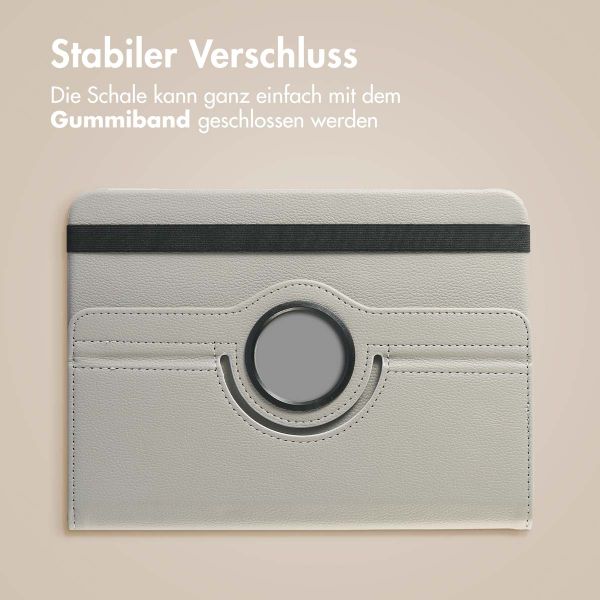 imoshion 360° drehbare Klapphülle Samsung Galaxy Tab A11 Plus / A9 Plus - Grau