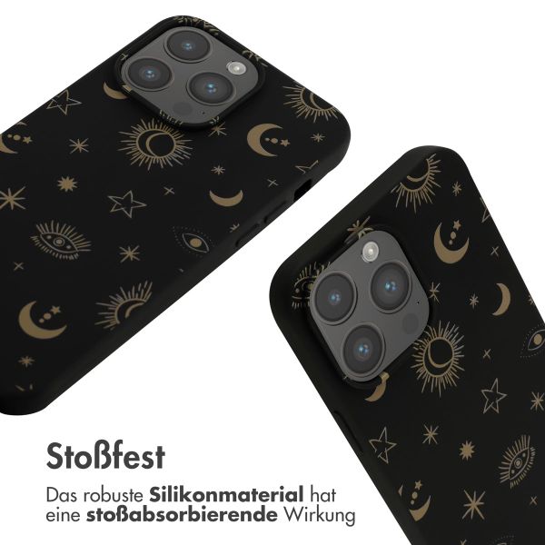 imoshion SilikonHülle design mit Band Apple iPhone 14 Pro Max - Sky Black