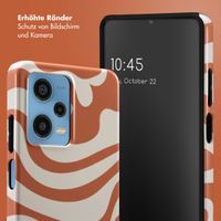 Selencia Vivid Tough Back Cover für das Xiaomi Redmi Note 12 Pro - Dream Swirl Orange