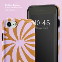 Selencia Vivid Tough Back Cover für das iPhone SE (2022 / 2020) / 8 / 7 / 6(s) - Modern Bloom Pink