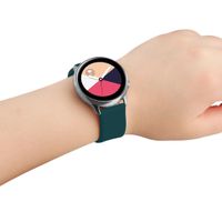 imoshion Silikonband für das  Samsung Galaxy Watch 4 / 5 / 6 / 7 / FE (20 mm) - Dunkelgrün