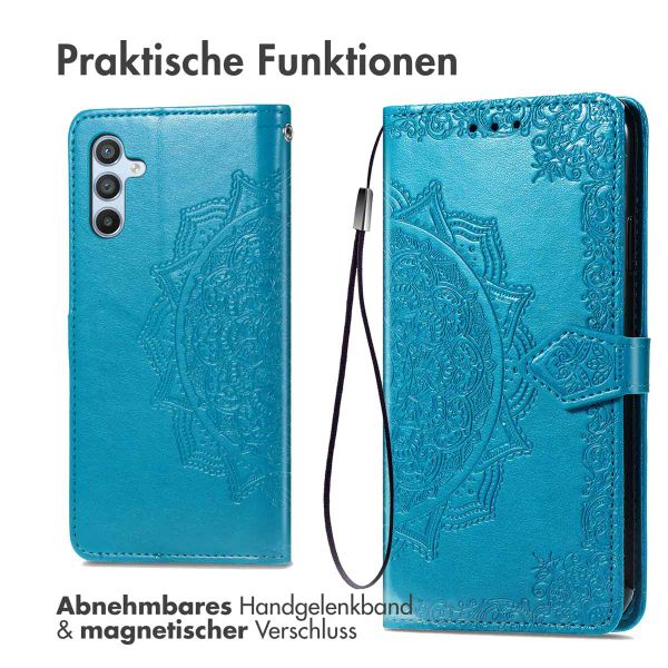 imoshion Mandala Klapphülle Samsung Galaxy A34 (5G) - Türkis