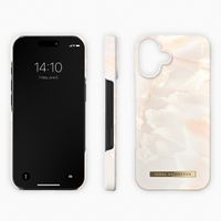 iDeal of Sweden Fashion Back Case Apple iPhone 16 - Rose Pearl Marble