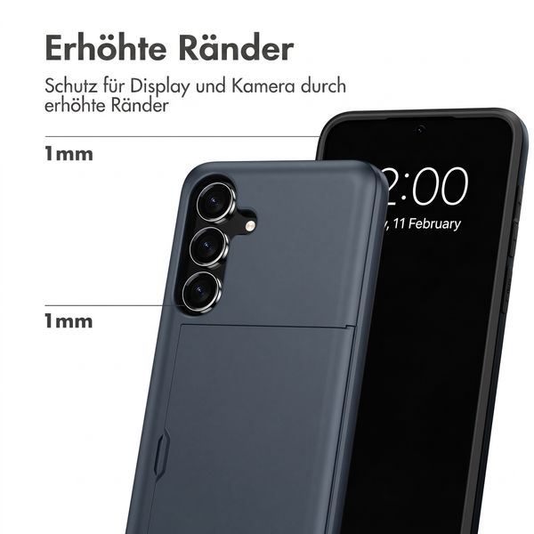 imoshion Backcover mit Kartenfach Samsung Galaxy S26 FE - Dunkelblau